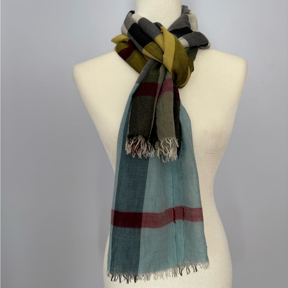 BURBERRY Women’s Plaid Multicolor Scarf